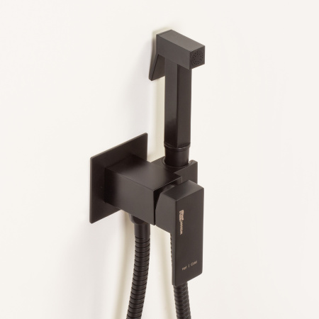 Гигиенический душ со смесителем WasserKraft A71638 черный матовый